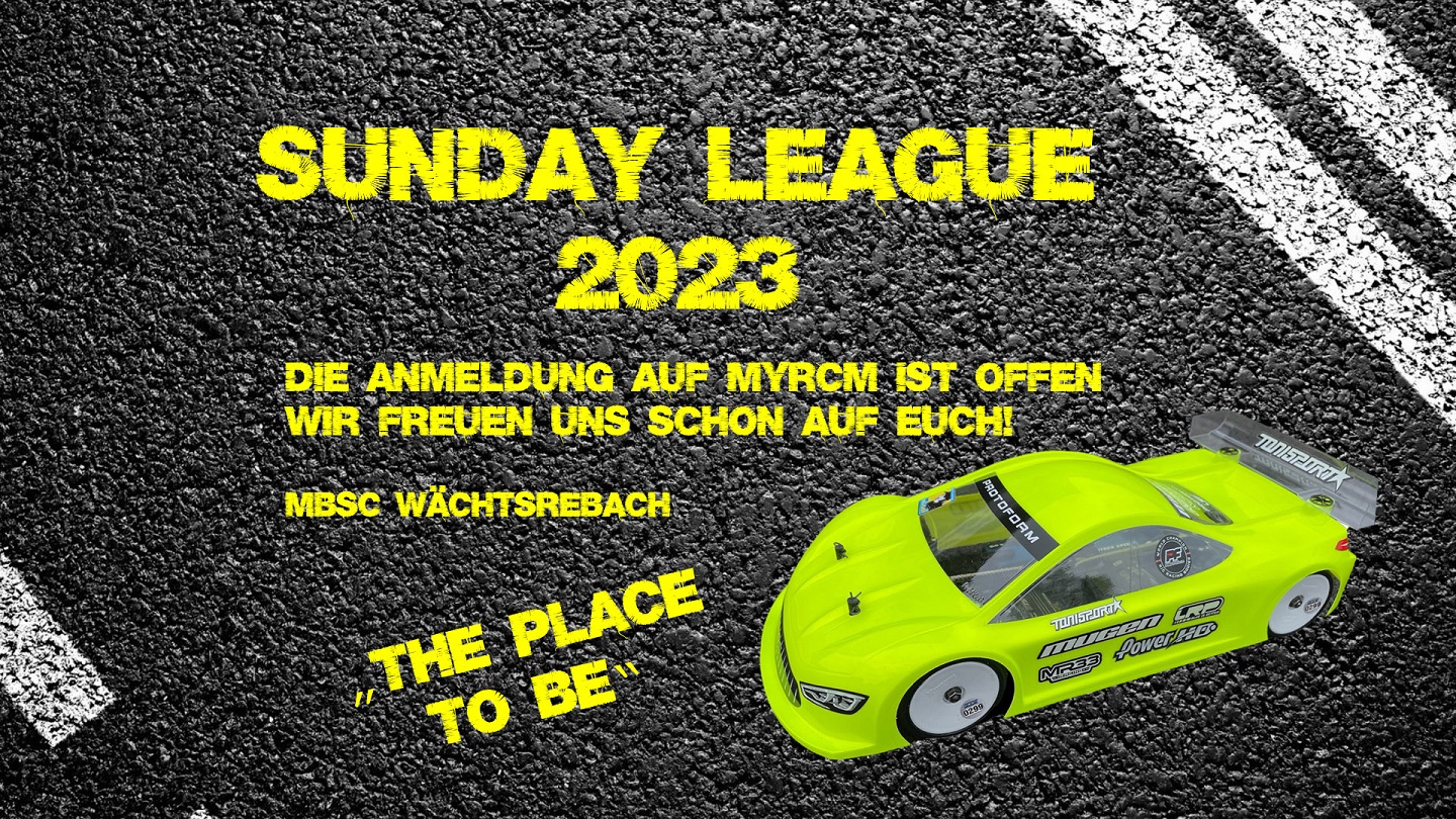 SUNDAY LEAGUE 2023 – NENNUNG OFFEN